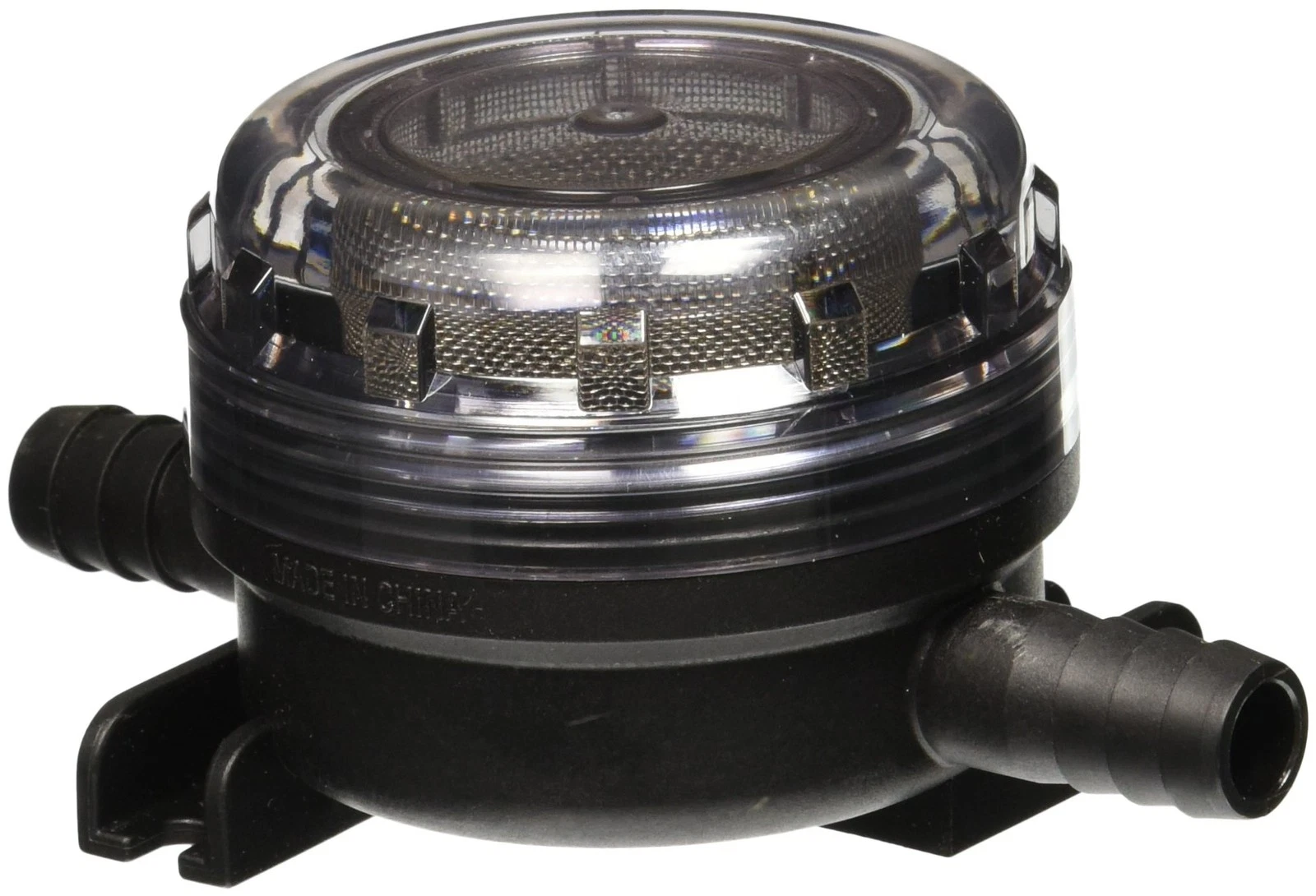Flojet Strainer, Stainless Steel, In-Line, 1/2" Barb 01740-002A