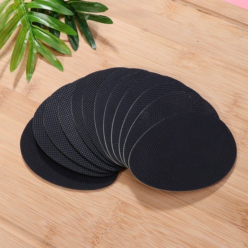  6 pares de protectores autoadhesivos de suela de tacón alto de goma anti almohadillas para zapatos - Imagen 11 de 12