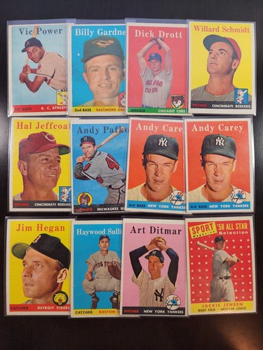 313 Card Lot 1958 Topps Baseball Stars Vintage Rare HOF Starter Set Builder SP - Picture 17 of 23
