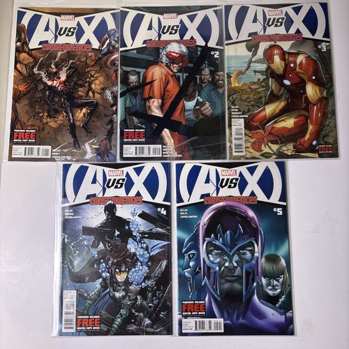 Avengers vs X-Men # 1-12 + Consequences #1-5 + #1-6 Mini Series (Marvel 2012) - Picture 6 of 7