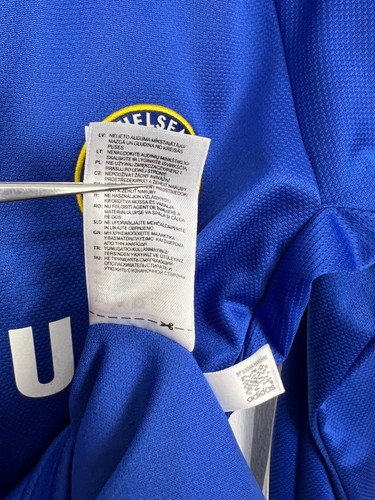 Chelsea Home football shirt 2008 Soccer Adidas Long Sleeve Blue Jersey Size M - Picture 15 of 19