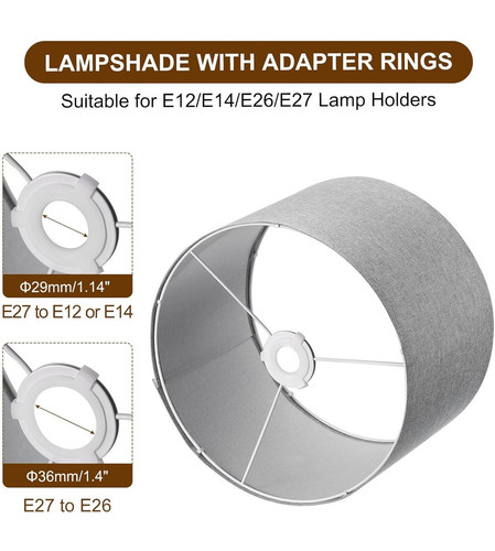 Linen Lampshade Set of 2 - Bild 4 von 8