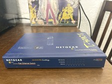 Netgear FS308 8-Port 10/100 Fast Ethernet Switch Tested Working
