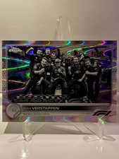 2022 Topps Chrome F1 Formula 1 Max Verstappen Black & White Ray Wave #155