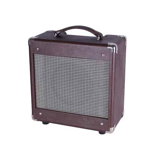 USA 5F1 Tweed Champ 60S Guitar Tube Amp Amplifier Cabinet W Speaker DIY Brown