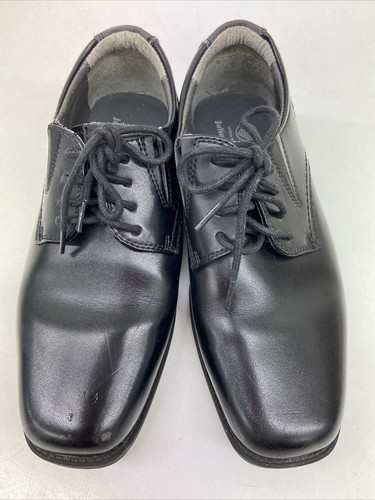 JULIUS MARLOW Boys Black Leather Shoes Lace Size 2 School Wedding | Worn Once - Picture 3 of 11
