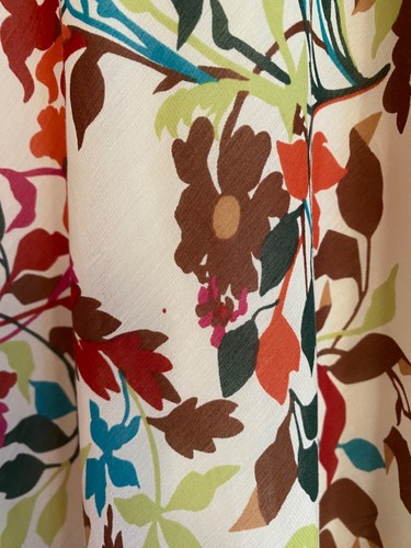 Tommy Bahama Hawaiian Floral Pleated Sleeveless Silk Dress Size 4 - Picture 11 of 11