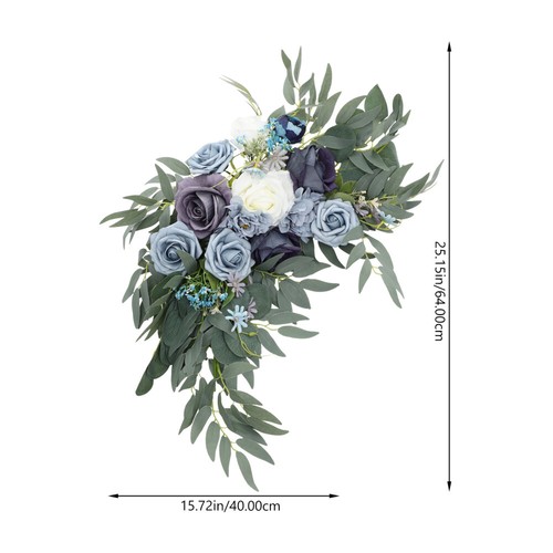 Set of 4 détaillant Simulated Flower Wedding Props Artificial Arch Flowers Bride