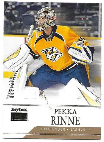 2014-15 Upper Deck Fleer Showcase PEKKA RINNE Skybox Premium #7 - Bild 1 von 2