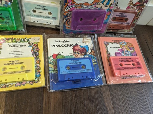 Vintage Lot Of 7 1970s Story Teller Super Scope Book & Cassette Tapes - Picture 3 of 9