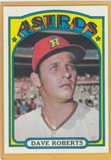 1972 TOPPS BASEBALL DAVE ROBERTS #360 ASTROS NM/NM+ *A5002