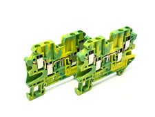 Phoenix Contact UT 2,5-QUATTRO-PE Ground Terminal Block 3044568 LOT OF 2