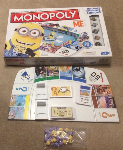 Minions / Despicable Me Monopoly Hasbro gaming Complete - Picture 1 of 7