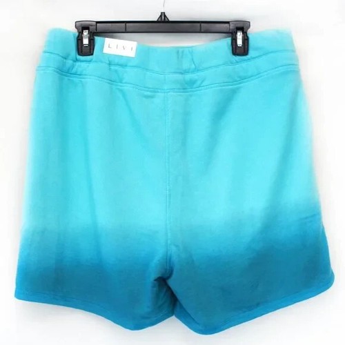 LIVI Lane Bryant Plus Blue Tie-Dye French Terry Pockets Stretch Shorts 22/24 - Picture 4 of 5