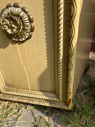 Pair Of Italian Contemporary Night Stand With Marble Top 24” Tall - Picture 10 of 17