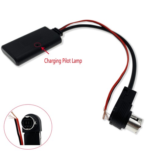 Bluetooth Aux Adapter Cable For Alpine CDA-9812, CDA-9813, CDA-9815, CDA-9827 - Picture 2 of 4