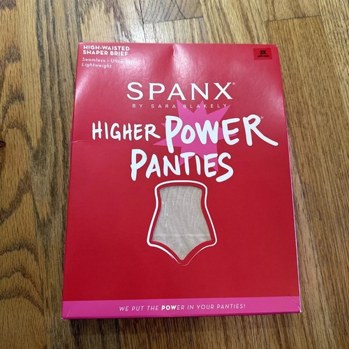 Spanx Womens Higher Power Shaper Panties Soft Nude Size 3X NIB - Picture 4 of 6
