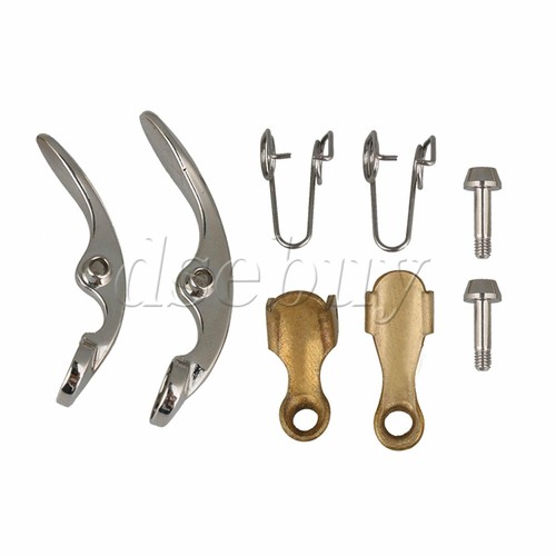 Kit di montaggio e riparazione valvole a tromba in ottone strumento di riparazione ricambio - Foto 6 di 8