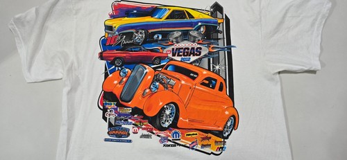 Hot Rod T-Shirt Men's Western Street Car Nationals Racing Las Vegas 2012 Mopar - Picture 11 of 15