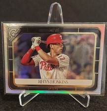 2021 Topps Gallery #172 Rhys Hoskins Rainbow Foil Phillies