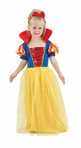 Kinder Mädchen Schneefee Prinzessin Outfit ausgefallenes Verkleiden Bookweek Schulkostüm - Bild 2 von 2