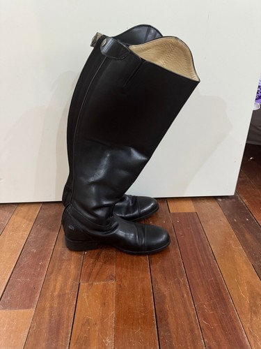 As New Ariat WESTCHESTER Ladies Black Tall Riding Boots US 8, EU 39 + Boot Bag - Picture 4 of 20