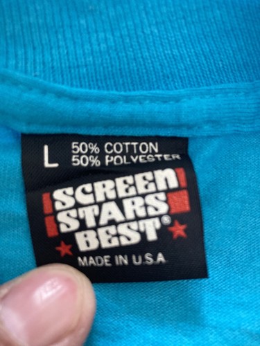 Turquoise Albuquerque New Mexico Native American Soccer 1987 VTG retro tshirt - Picture 3 of 8