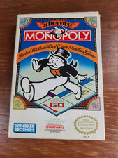 Monopoly (Nintendo NES, 1991) Complete in Box CIB w/ Manual and Original Box