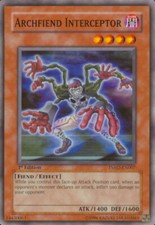 Archfiend Interceptor - TSHD-EN007 - Common - 1st Edition x3 - Lightly Played