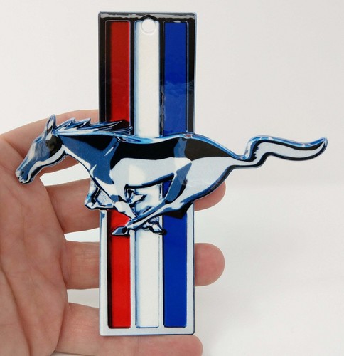 Letrero de acero tribar color pony Ford Mustang - Imagen 8 de 11