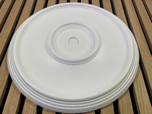 Ceiling Rose Polystyrene Easy Fit Very Light Weight Classy 34.6cm - Picture 2 of 4