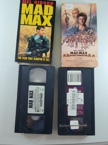 Mad Max and Mad Max Beyond Thunderdome VHS Lot Mel Gibson - Picture 6 of 6