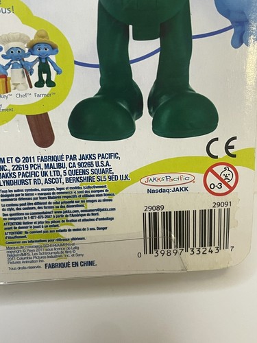 The Smurfs Farmer Smurf Movie Grab ‘Ems, 2011, Jakks Pacific - Picture 6 of 8