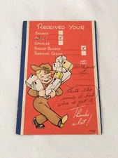 U S Military WWII Thank You Post Card