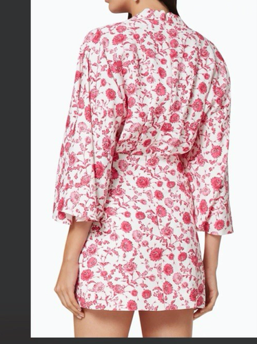 SIGNIFICANT OTHER Magnolia Knot Linen Dress Size US 4 AU 8 RRP £180 - Picture 3 of 5
