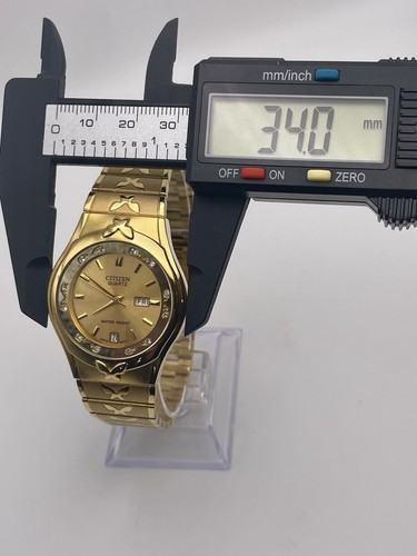 Citizen Quartz Women’s Watch WR Gold Tone 2500-R12789 RC New Battery - Picture 5 of 16