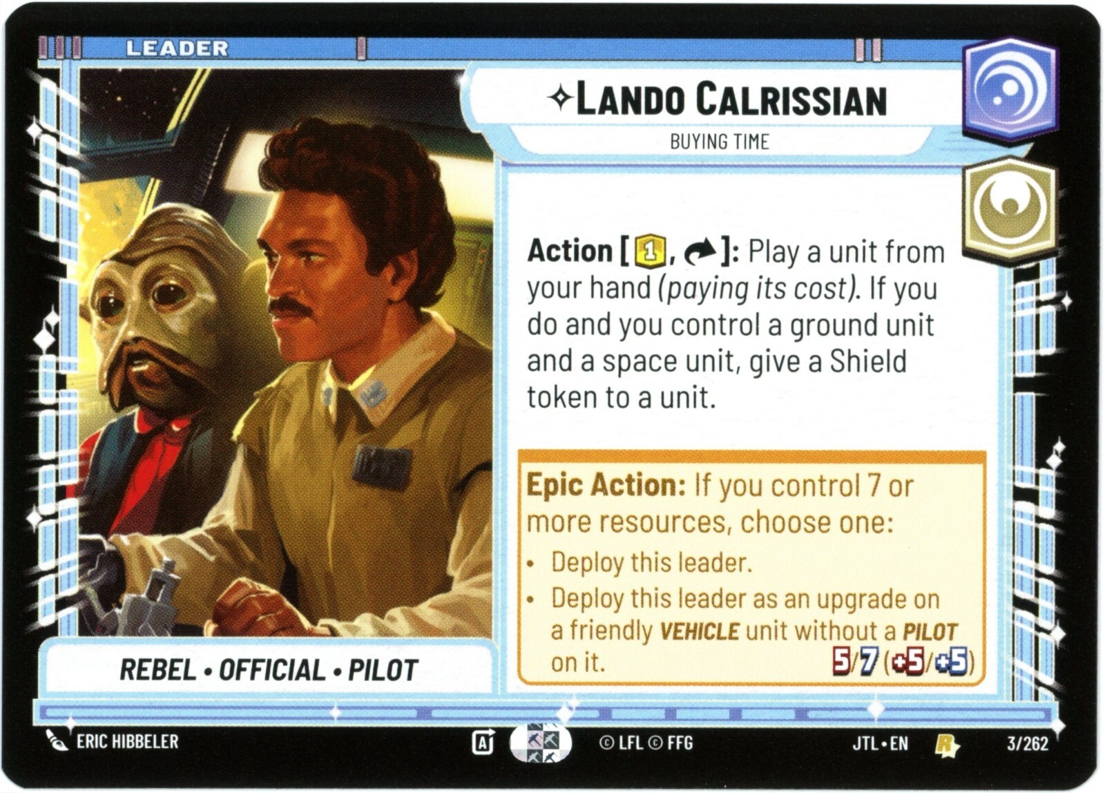 Lando Calrissian - Buying Time - 3 - Jump to Lightspeed - SWU