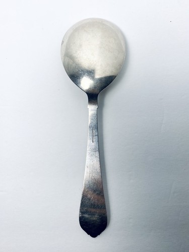 Cuchara para servir DIANA plata de ley 1950 Carl M Cohr Dinamarca hoja de flor 8" 57 g - Imagen 2 de 9