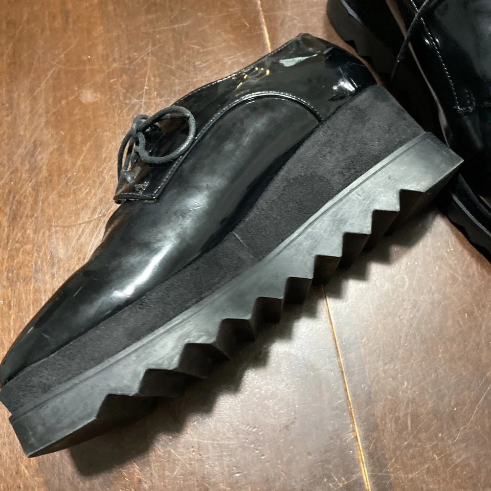 Mocasines informales con plataforma Oxford Wanted talla 7,5 Foto 2 de 4