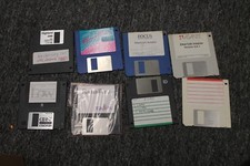 Lot of 79 3.5 Inch Floppy Disk Some Blank With Mac PC Computer Software Black