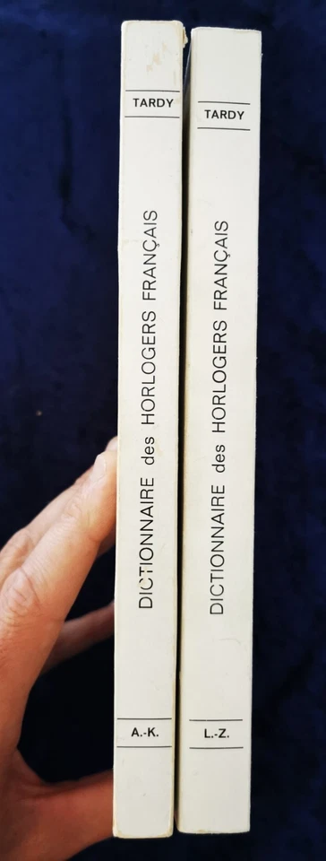 Dictionnaire des Horlogers Français Tardy 1972 complet livre horlogerie - Photo 2/3
