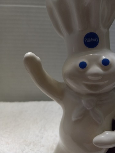Pillsbury Doughboy mit Auberginenvase / Utensilienhalter von Simson 2004 🎁 - Bild 3 von 16