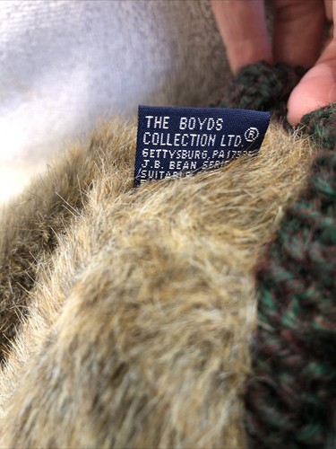 Vintage 1998 Boyds Bears Mr. Trumbull Retired With Tags Knit Sweater Bow Tie - Picture 7 of 23