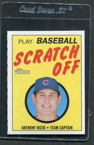2019 Topps Heritage Baseball Scratch Off Insert Complete Your Set You Pick - Picture 5 of 8