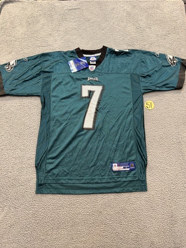 Vintage Reebok Herren Large grün Philadelphia Eagles Jeff Garcia Fußball Trikot