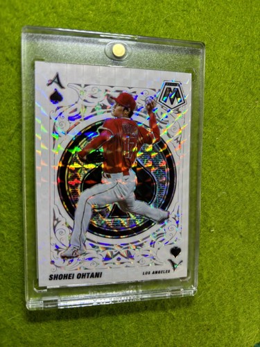 Shohei Ohtani ACES MOSAIC SILVER PRIZM CARD ANGELS SP 2022 Panini Mosaic DODGERS - Picture 7 of 24