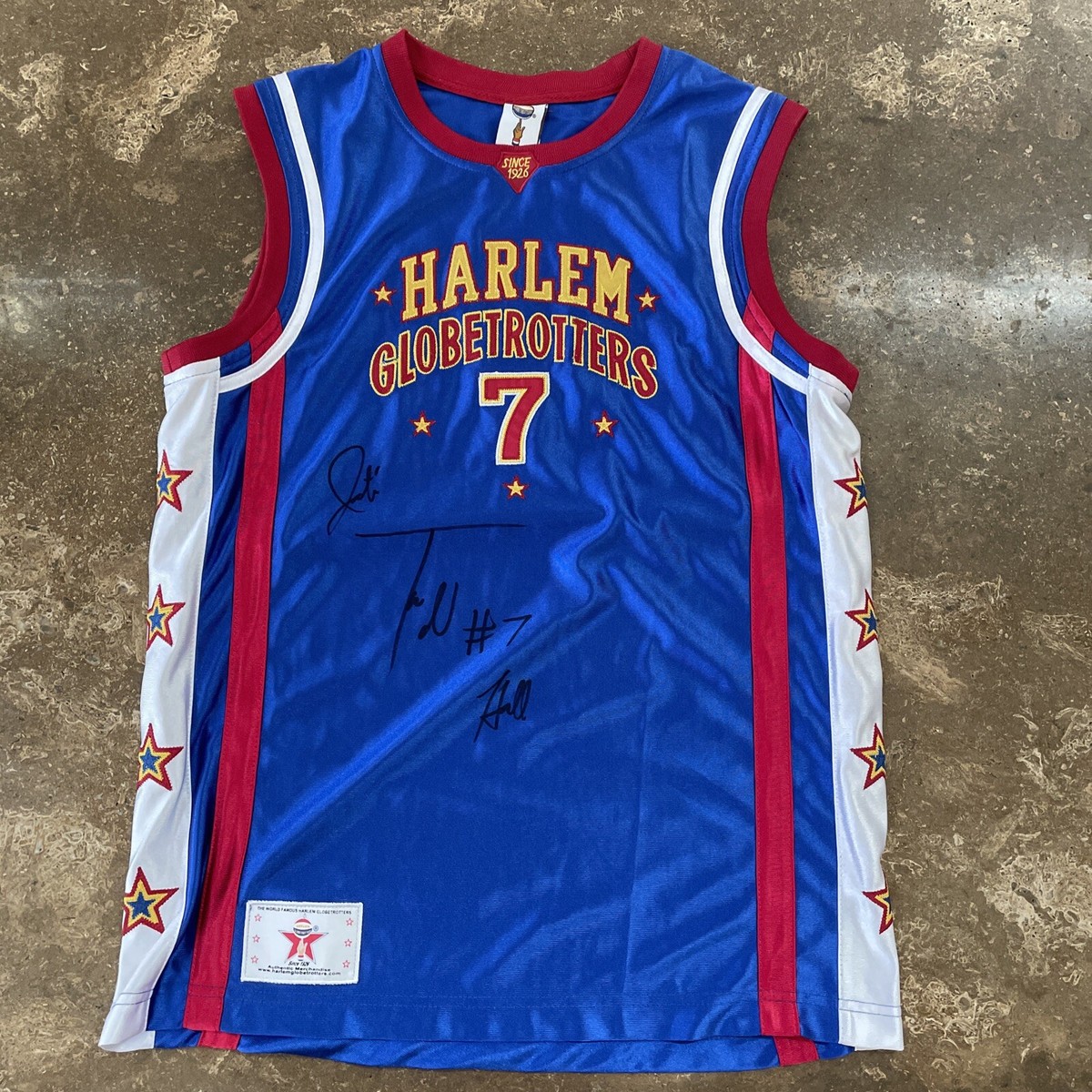 HARLEM GLOBETROTTERS ゲームシャツXXL 27 HARLEM GLOBETROTTERS