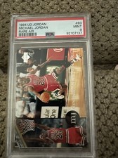 1994 UPPER DECK MICHAEL JORDAN RARE AIR #83 HOF PSA 9