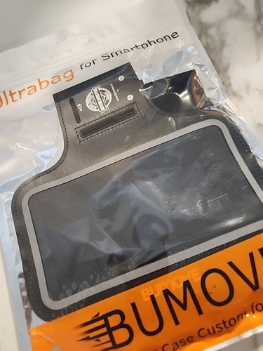 NEUF BUMOVE Ultrabag pour Smartphone Housse de Protection Brassard Noir 4" x 7,5" - Photo 3 sur 12