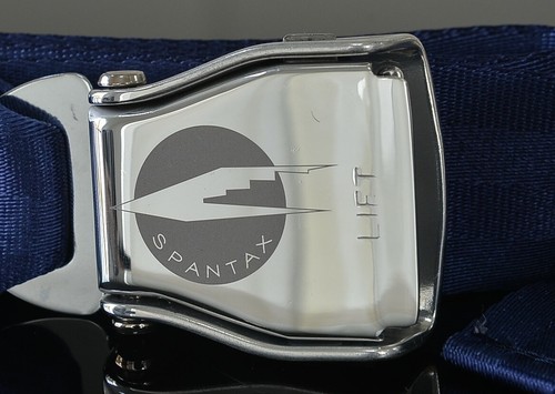 Original Spantax Flugzeuggürtel by FlapsFive | royalblau original Aviation Parts - Bild 2 von 2